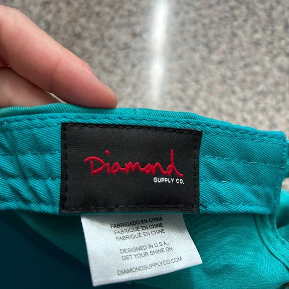 Diamond Supply Co. Turquoise Baseball Cap - Picture 5 of 5